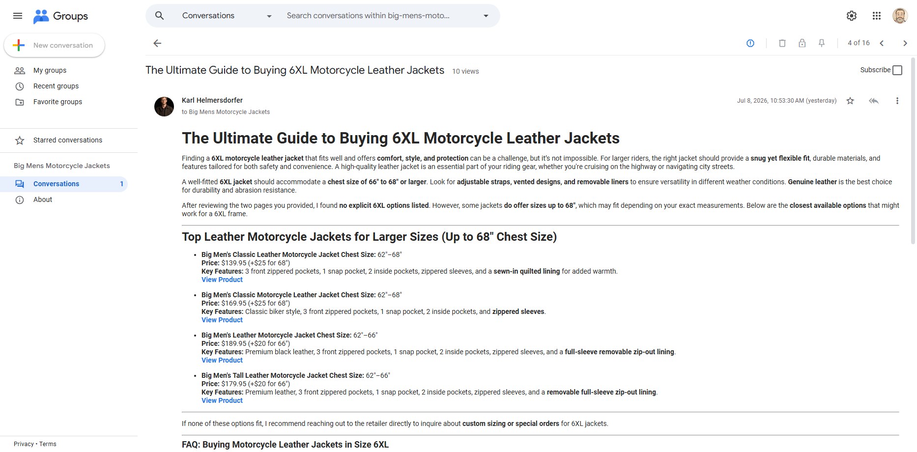6XL Motorcycle Leather Jackets: Safety Meets Rugged Elegance