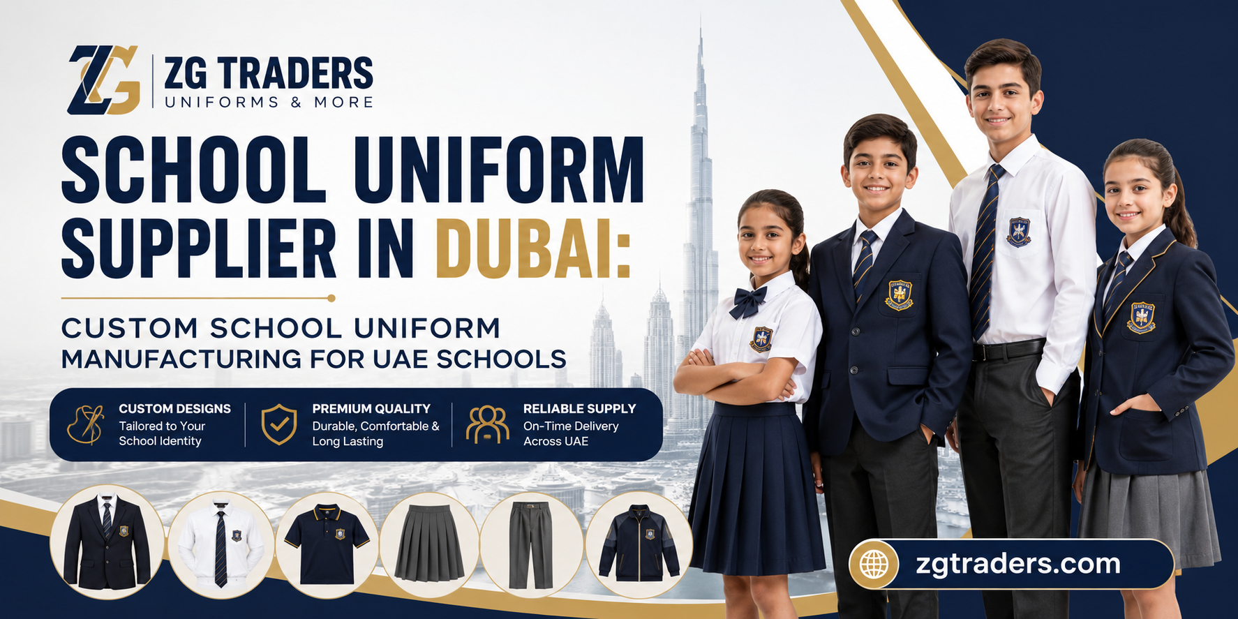 Custom School Uniform Manufacturer in UAE