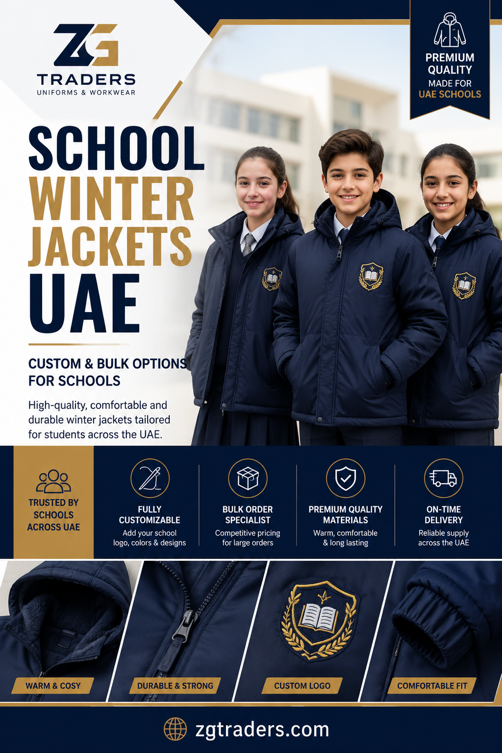 How to Choose Custom School Winter Jackets for UAE Schools